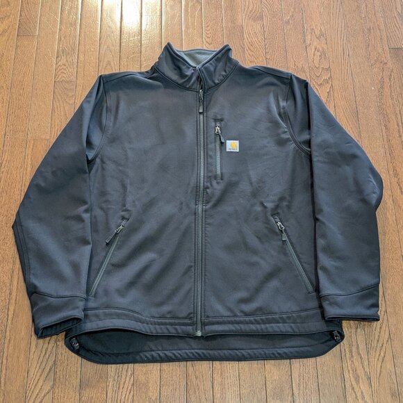 Carhartt Rain Defender Relaxed Fit Softshell Full Zip Jacket - Size XL - Picture 1 of 5